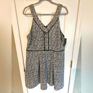 Unique fit and flare dress